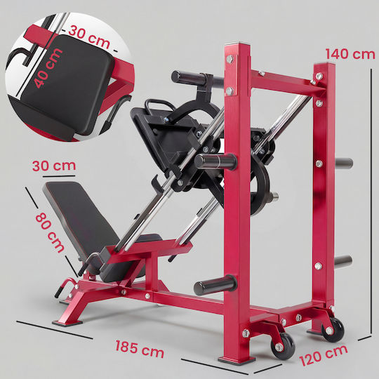Sportnow Beinpresse/Squat mit Gewichten 455kg