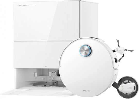 Dreame X60 Pro Ultra Komplett Roboter-Staubsauger mit Laser-Kartierung und 42000Pa Saugkraft Weiß