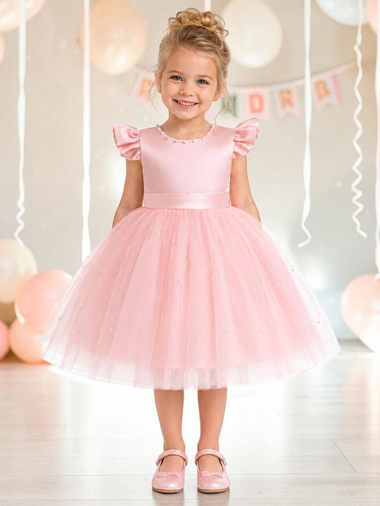 TakTakBaby Rosa Taufkleid für Mädchen