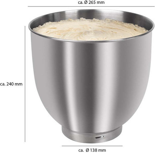 KM3765 Küchenmaschine 1500W mit Rostfreiem Schüssel 10lt Rote