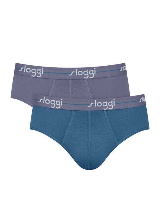 Start Midi Men's Slip Navy/Grey 2Pack