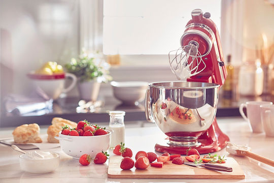 Artisan Mixer Planetar 300W Cu Bol Inox 4.8lt Roșu Empire