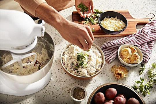 Kitchenaid Κουζινομηχανή 275W με Ανοξείδωτο Κάδο 4.30lt Λευκή