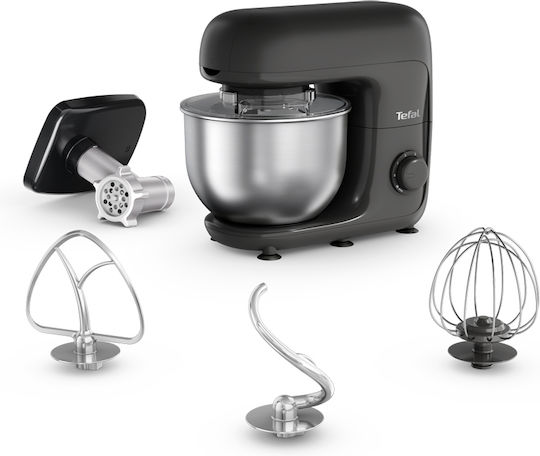 Bake Essential Stand Mixer 800W with Stainless Bowl 4.8L Black