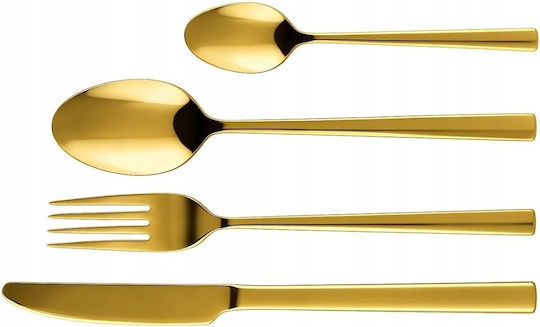 Lumarko Verlo Besteckset Edelstahl Gold 24 Stück