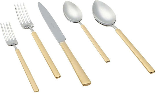 Herdmar Vintage Комплект прибори за хранене от неръждаема стомана 18/10 Златисти 72 броя