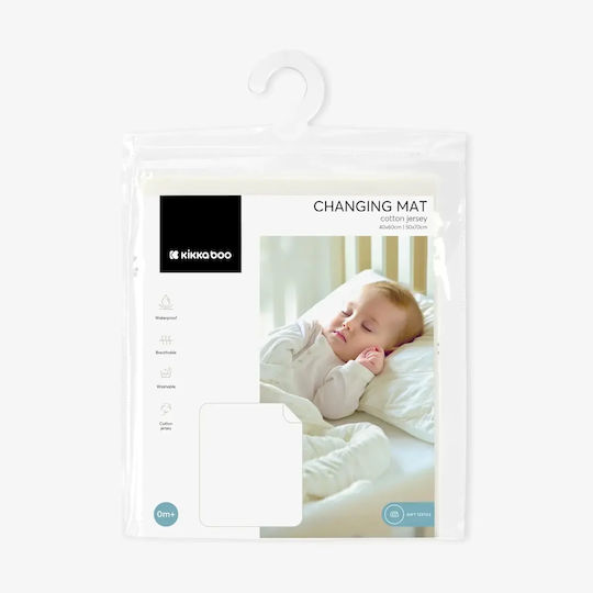 Kikka Boo Sleepy Sheep Waterproof Changing Pad White 50x70cm.