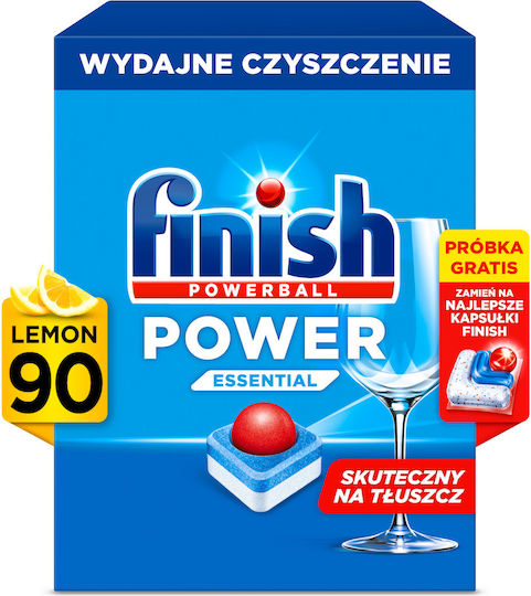Finish Power Essential 90 Capsule pentru mașina de spălat vase