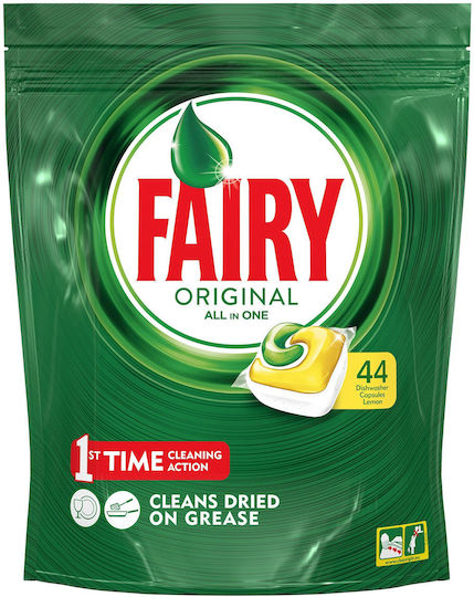 Fairy Original All in One Hülsen/Kapseln Geschirrspülmittel mit Duft Zitrone