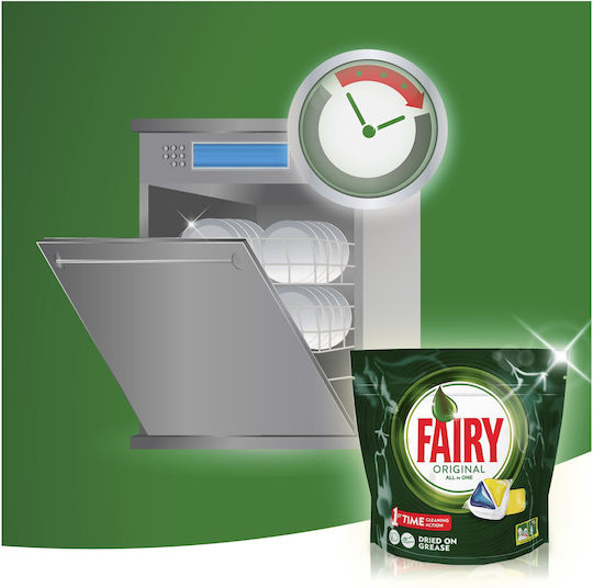 Fairy Original All in One Hülsen/Kapseln Geschirrspülmittel mit Duft Zitrone