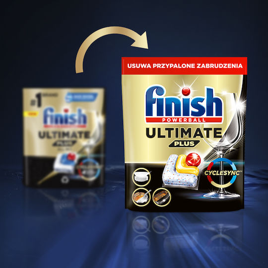 Finish Ultimate Plus 45 Κάψουλες Πλυντηρίου Πιάτων