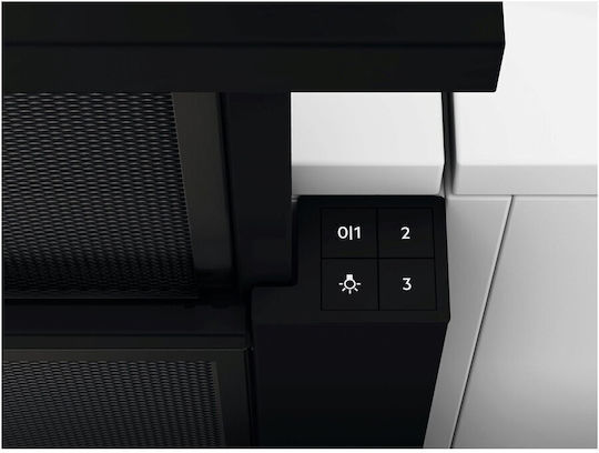 Electrolux Прибиращ се аспиратор 60cm Черен