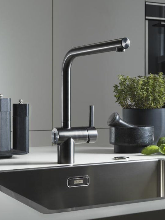 Franke Atlas Sensor Standard Küchenarmatur Zähler Schwarz Matt