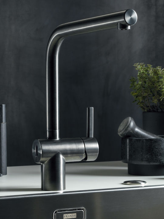Franke Atlas Sensor Standard Küchenarmatur Zähler Schwarz Matt