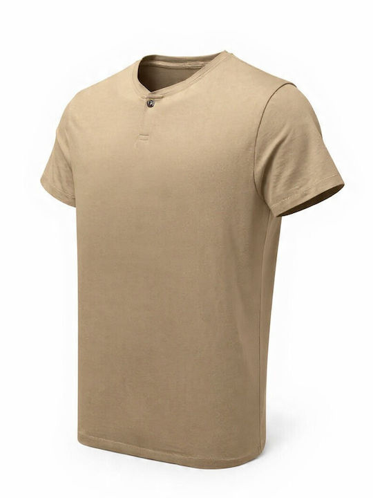 Premier Ανδρικό Διαφημιστικό T-shirt Khaki