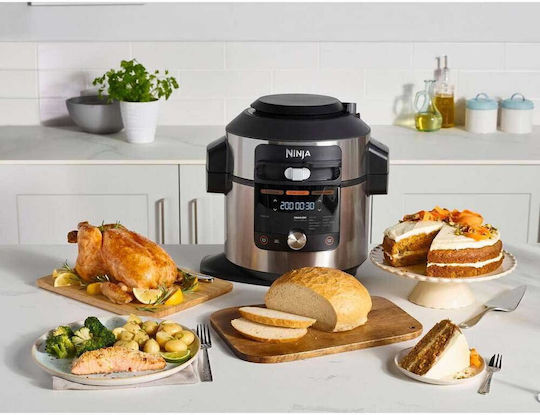 Ninja Foodi Aragaz multifuncțional 1760W cu Capacitate 7.5lt Argint