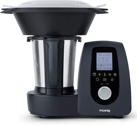 HKoenig Aragaz multifuncțional 1000W cu Capacitate 2lt Negru