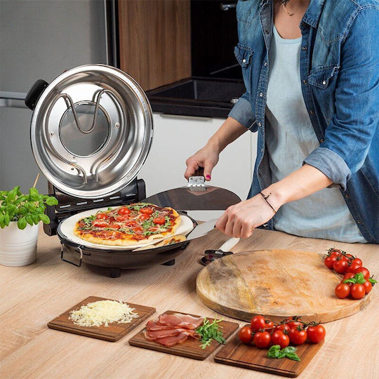Teesa Pizzabäcker 1200W Schwarzer