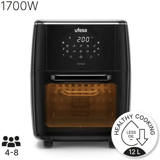 Ufesa Sensei Aragaz multifuncțional 1700W cu Capacitate 12lt Negru