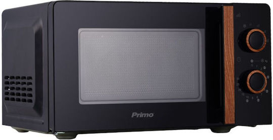 Primo PRMW-40463 Φούρνος Μικροκυμάτων 20lt Μαύρος/Wooden