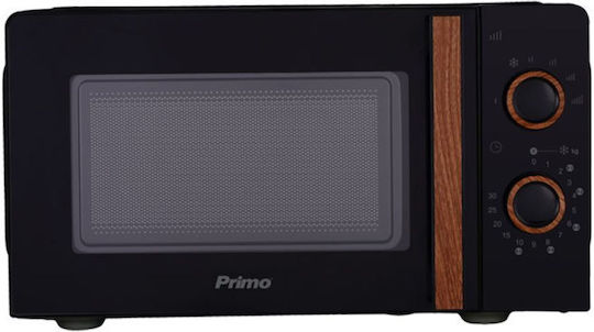 Primo PRMW-40463 Φούρνος Μικροκυμάτων 20lt Μαύρος/Wooden