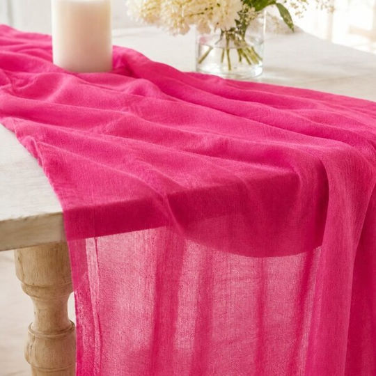 Gauze Fabric Simple 150x10m Fuchsia