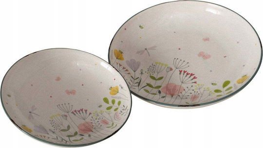 Boltze Brown Ceramic Dinnerware Set 2pcs Boltze Brown Ceramic Dinnerware Set 2pcs