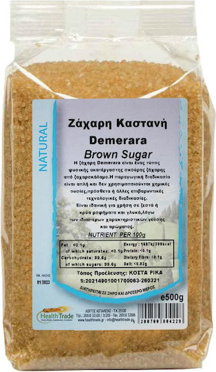 HealthTrade Demerara Brauner Zucker kristallin 500gr