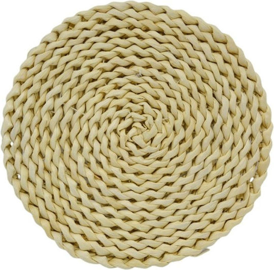 Ankor Placemats Rotund Din paie Bej 30cm 1buc