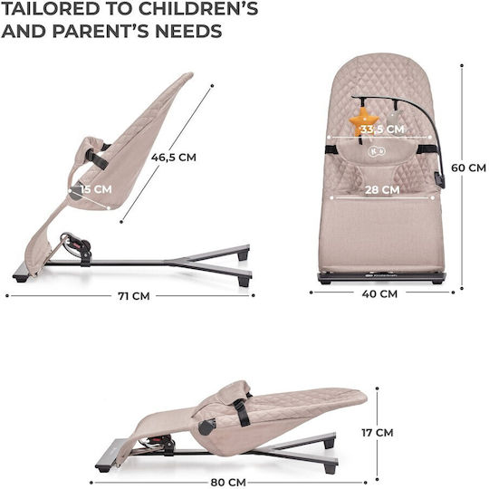 Kinderkraft Handbuch Baby Relax Mimi Beige für Kind bis 9kg
