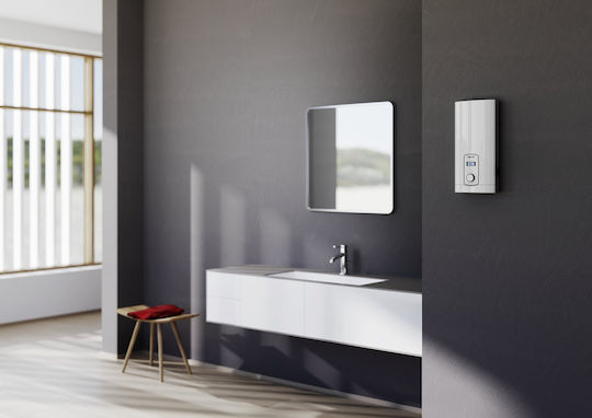 Stiebel Eltron DHB-E 18/21/24 LCD Wall Mounted Electric Three-Phase Instant Water Heater for Central Installation 13kW