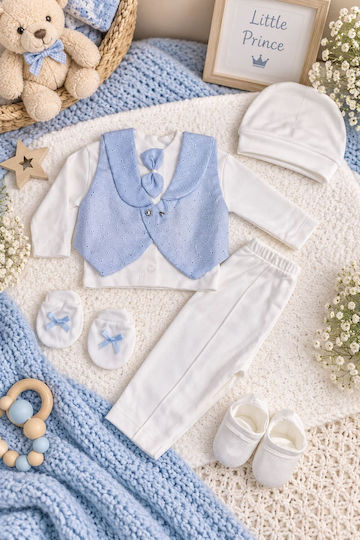 Baby Shah Neugeborenen-Kleidungssets 5Stück