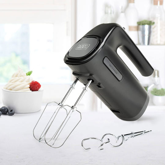 Black & Decker BXMX300E Hand Mixer 300W Black