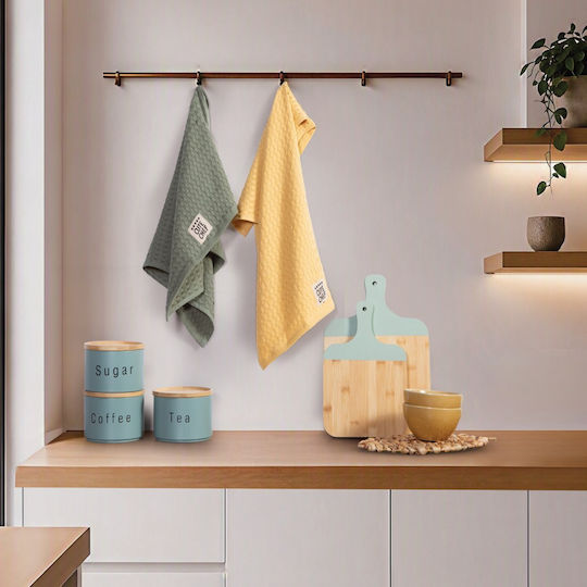 Nef-Nef Homeware Cute Chef Geschirrtuch aus 100% Baumwolle in Grün Farbe 45x68cm