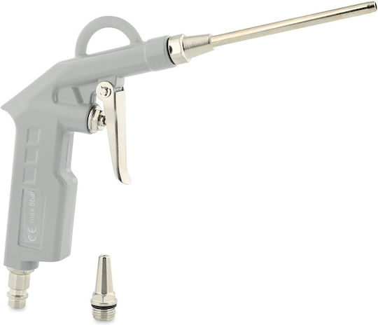 Pistol de Suflare cu Aer Comprimat Abac G-502 Corp din Aluminiu Duza Scurtă Duza Lungă 10 Cm Presiune Maximă 8 Bar