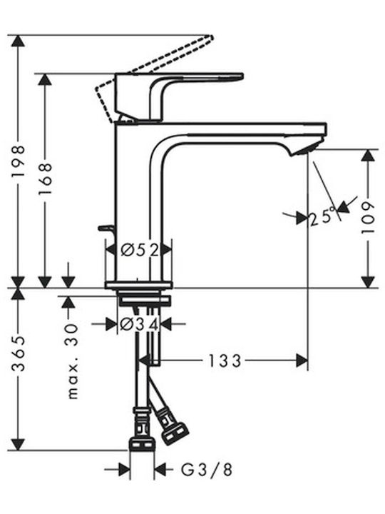 Hansgrohe Amestecare Robinet Chiuvetă Negru