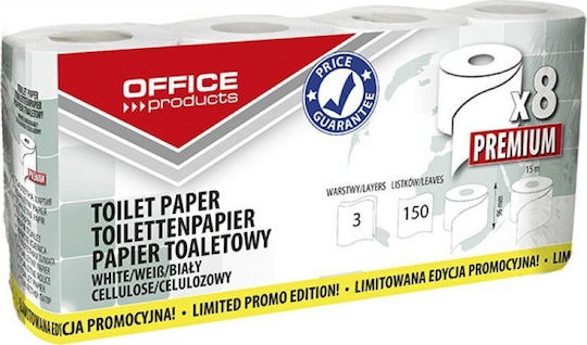 Office Products Hârtie Igienică 8 Role 3 Foi 8 Pachete