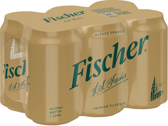 Fischer Pilsner Κουτί 6x330ml