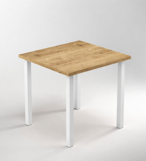 Finetto Металик Крак На Мебел Подходящ За Маса / Малка Маса / Офис 50x50x71см Никел Матиран