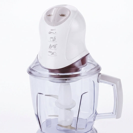 Silver Star Mini Chopper Multi 500W mit Behälter 1,5l Weiß