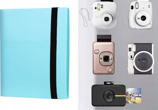 Loveinstant Album Na Zdjęcia 360 Zdjęć Do Fujifilm Instax Mini Xiaomi Polaroid Canon Hp Kodak Niebieski