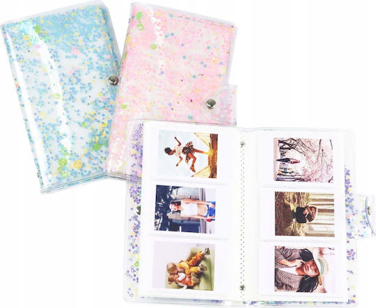 Loveinstant Photo Album 96 Photos Blue Sequins