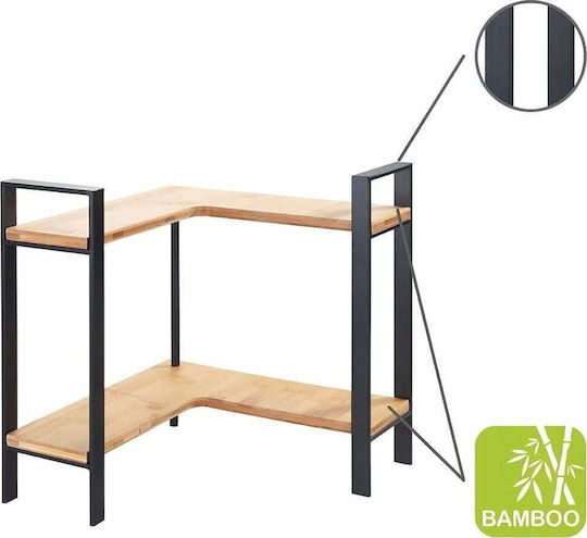 Wenko Lou Holz Tischspiel Basis 30x30x33cm Schwarz