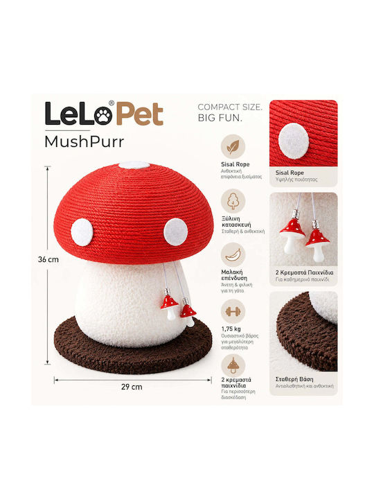 Lelo Pet Katzenbaum Rotes 29x29x36cm Lelo Pet Katzenbaum Rotes 29x29x36cm