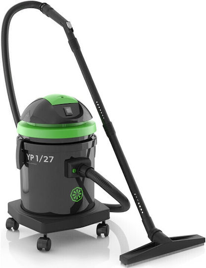 IPC Portotecnica IPC Portotecnica Nass-Trocken Staubsauger 1400W mit Kunststoffbehälter 20lt Schwarz