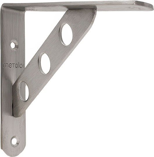 Metalor Corner Shelf Made of Stainless Steel in Silver Colour 200x160mm SSB-2016