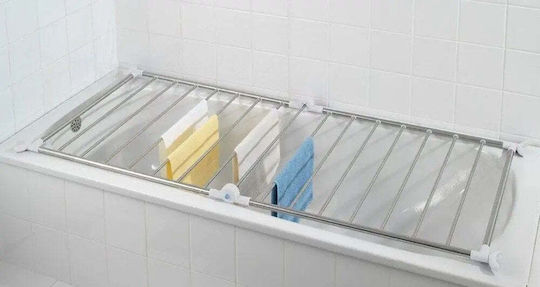 Wenko Stainless Steel Folding Floor Clothes Drying Rack 150x65cm