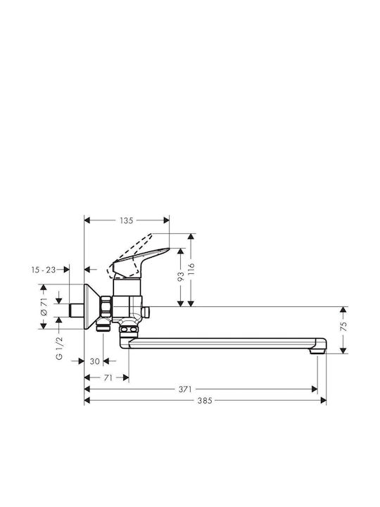 Hansgrohe Mixing Shower Shower Faucet Silver