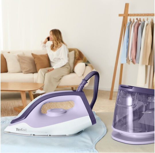 Tefal Power Pro Compact 200 Dampfsystem mit 6,2 bar Dampfdruck und 1,7 l Wassertankkapazität
