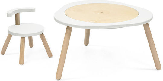Mutable Kindertisch aus Holz Schwarz Stokke
